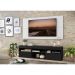 Rack com Painel TV 65" com 2 portas Londres Multimóveis Preto/Branco