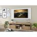 Rack com Painel TV 65" com 2 portas Londres Multimóveis Rustic/Branco