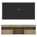 Rack com Painel TV 65" com 2 portas Londres Multimóveis Rustic/Preto