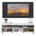 Rack com Painel TV 65" com Rodízios e 2 portas Londres Multimóveis Branco/Preto