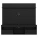 Rack com Painel TV 65" e Prateleira Madri Multimóveis Preto