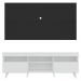 Rack com Painel e Suporte TV 65" Londres Multimóveis Pés Retrô e 2 portas Branco/Preto/Branco