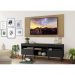 Rack com Painel e Suporte TV 65" Londres Multimóveis Pés Retrô e 2 portas Preto/Rustic/Preto