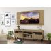 Rack com Painel e Suporte TV 65" Londres Multimóveis Pés Retrô e 2 portas Rustic/Preto