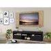 Rack com Painel e Suporte TV 65" com 2 portas Londres Multimóveis Preto/Rustic