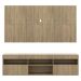 Rack com Painel e Suporte TV 65" com 2 portas Londres Multimóveis Rustic