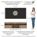 Rack com Painel e Suporte TV 65" com 2 portas Londres Multimóveis Rustic/Preto