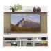 Rack com Painel e Suporte para TV até 65" Multimóveis Madri FG3366 Branco/Rustic