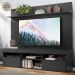 Rack com Painel e Suporte para TV até 65" Multimóveis Madri FG3366 Preto