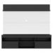 Rack com Painel e Suporte para TV até 65" Multimóveis Madri FG3366 Preto/Branco