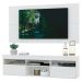Rack com Painel e Suporte para TV até 65" Suspenso com 2 Portas Londres Multimóveis Branco