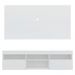 Rack com Painel e Suporte para TV até 65" Suspenso com 2 Portas Londres Multimóveis Branco