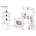 Rack com Painel para TV até 65 Polegadas e Aparador 2 Portas Multimóveis MP1094 Preto