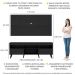 Rack com Painel para TV até 65" Pés Retrô com 2 Portas Londres Multimóveis Preto