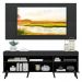 Rack com Painel para TV até 65" Pés Retrô com 2 Portas Londres Multimóveis Preto