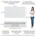 Rack com Painel para TV até 65" Suspenso com 2 Portas Londres Multimóveis Branco