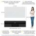 Rack com Painel para TV até 65" Suspenso com 2 Portas Londres Multimóveis Preto/Branco