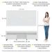 Rack com Painel para TV até 65" com Rodízios e 2 portas Londres Multimóveis Branco