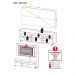 Rack com Painel para TV até 65" com Rodízios e 2 portas Londres Multimóveis Branco