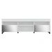 Rack com Rodízios e Espelho para TV até 65" Multimóveis Paris FG3330 com 2 Portas Branco