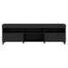Rack com Rodízios para TV até 65" Multimóveis Paris FG3325 com 2 Portas Preto