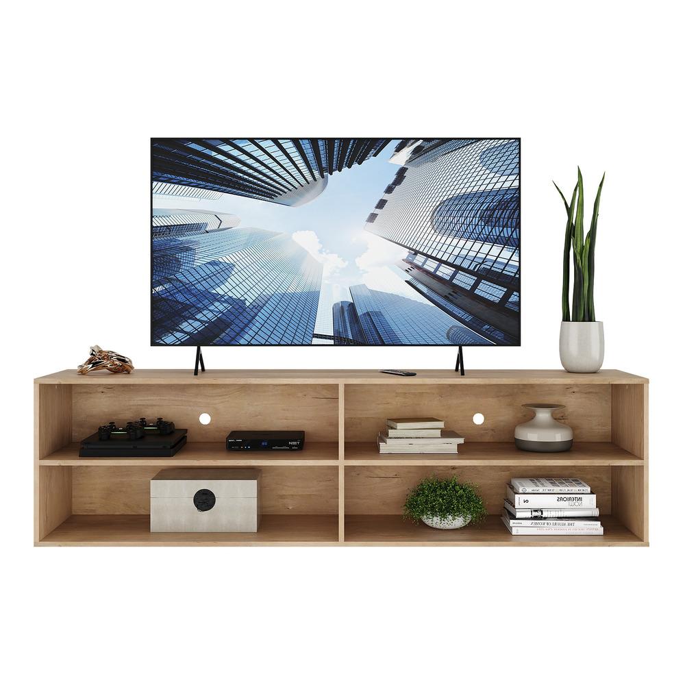 Rack para TV 75" Jazz Multimóveis MP1006 Rustic