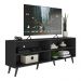 Rack para TV 75" Retrô Jazz Multimóveis MP1017 Preto