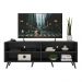 Rack para TV 75" Retrô Jazz Multimóveis MP1017 Preto