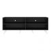 Rack para TV 75" Retrô Jazz Multimóveis MP1017 Preto/Branco