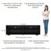 Rack para TV 75" com Pés Jazz Multimóveis MP1018 Preto