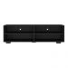 Rack para TV 75" com Pés Jazz Multimóveis MP1018 Preto