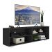 Rack para TV 75" com Pés Jazz Multimóveis MP1018 Preto/Bco