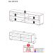 Rack para TV 75" com Pés Jazz Multimóveis MP1018 Pto/Natural