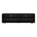 Rack para TV 75" com Pés Jazz Multimóveis MP1018 Pto/Natural