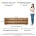 Rack para TV 75" com Pés Jazz Multimóveis MP1018 Rustic/Nat
