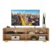 Rack para TV 75" com Pés Jazz Multimóveis MP1018 Rustic/Nat