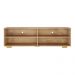 Rack para TV 75" com Pés Jazz Multimóveis MP1018 Rustic/Nat