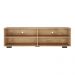 Rack para TV 75" com Pés Jazz Multimóveis MP1018 Rustic/Pto