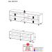 Rack para TV 75" com Rodízios Jazz Multimóveis MP1015 Preto