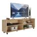Rack para TV 75" com Rodízios Jazz Multimóveis MP1015 Rustic
