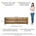 Rack para TV 75" com Rodízios Jazz Multimóveis MP1015 Rustic