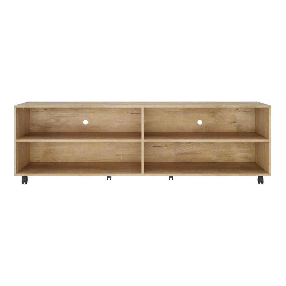 Rack para TV 75" com Rodízios Jazz Multimóveis MP1015 Rustic