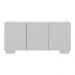 Rack para TV até 32 Polegadas com 3 Portas Multimóveis MP1068 Branco