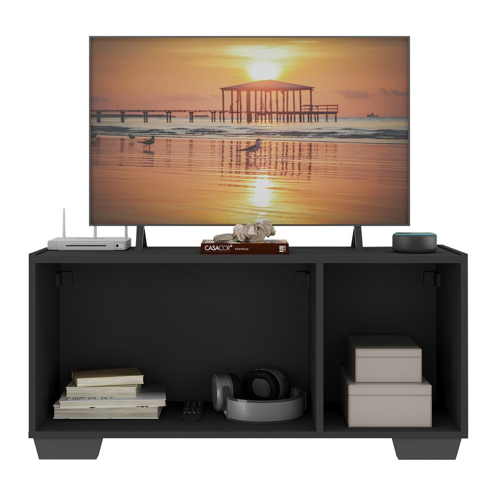 Rack para TV até 32 Polegadas com 3 Portas Multimóveis MP1068 Preto