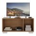 Rack para TV até 32 Polegadas com 3 Portas Multimóveis MP1068 Rustic/Branco