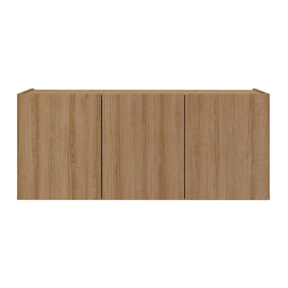 Rack para TV até 32 Polegadas com 3 Portas Suspenso Multimóveis MP1066 Rustic