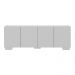 Rack para TV até 50 Polegadas com 4 Portas Multimóveis MP1072 Branco