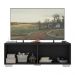Rack para TV até 50 Polegadas com 4 Portas Multimóveis MP1072 Preto/Branco