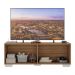 Rack para TV até 50 Polegadas com 4 Portas Multimóveis MP1072 Rustic/Branco