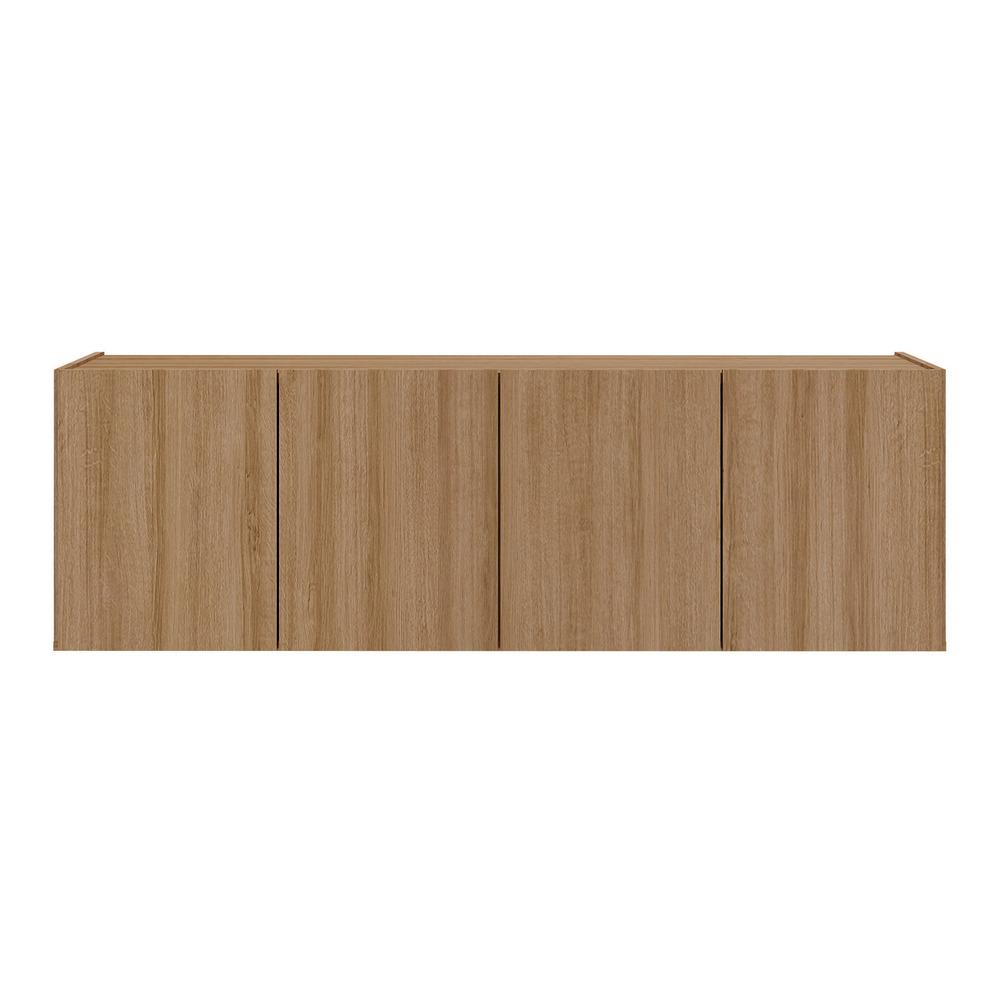 Rack para TV até 50 Polegadas com 4 Portas Suspenso Multimóveis MP1070 Rustic